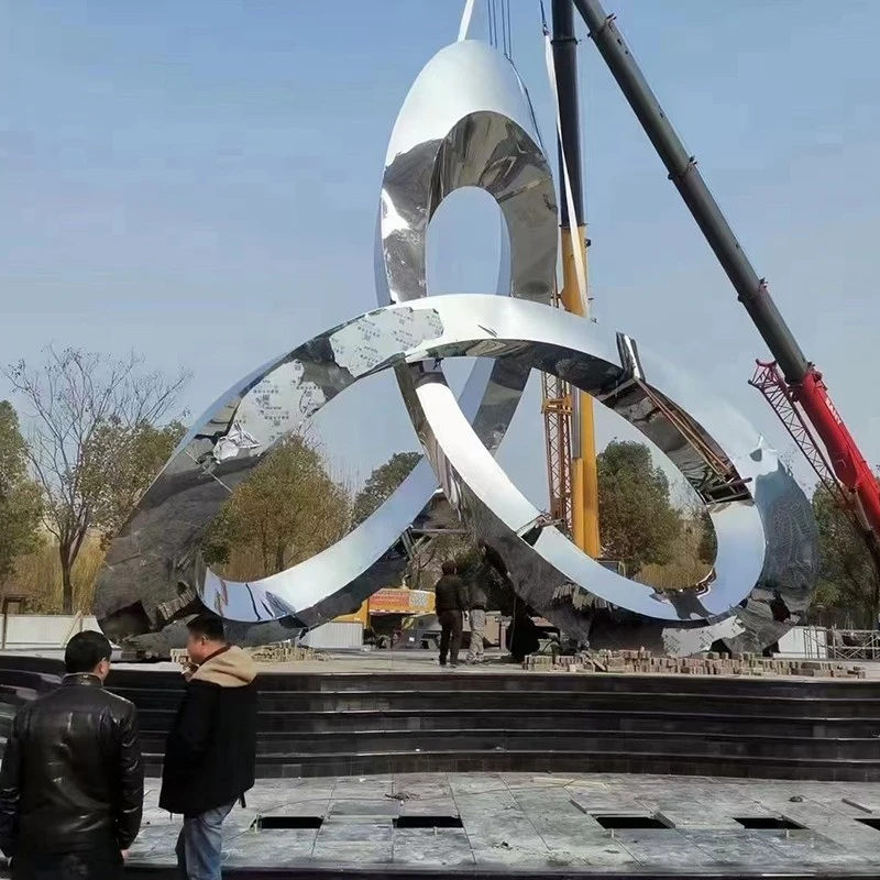 Large Stainless Steel Sculpture factory